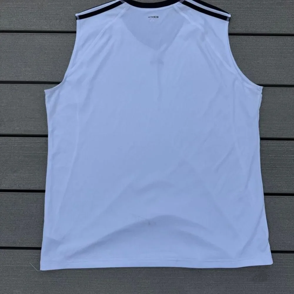 Adidas Men's White Vest